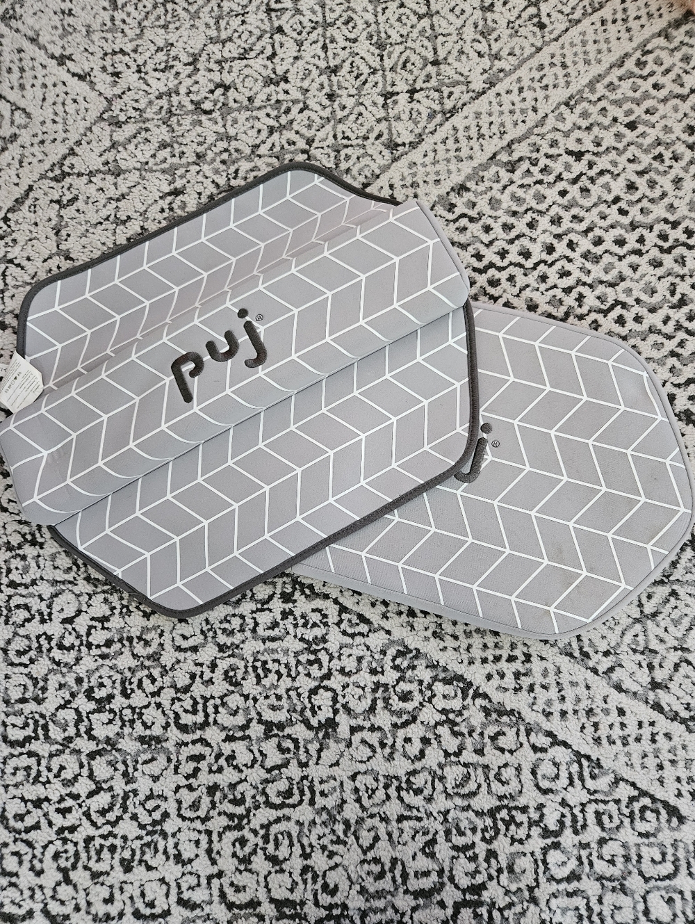 Puj Baby Bath Kneeler Set In Gray